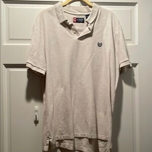 Men’s Chaps Cream Polo Shirt Size M
